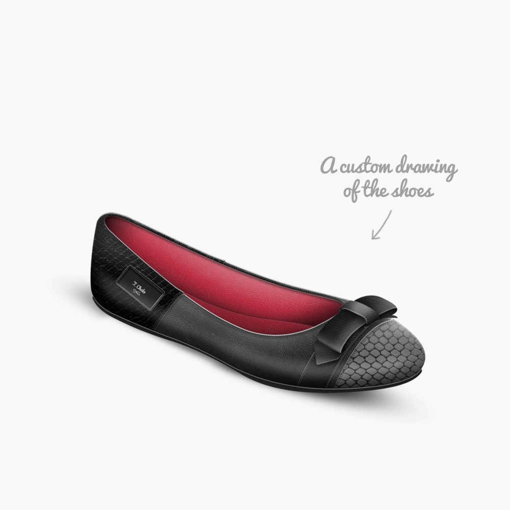 Queen Cobra Flats limited edition shoe Queen Cobra Flats artisan made in Italy shoes by Talisa D