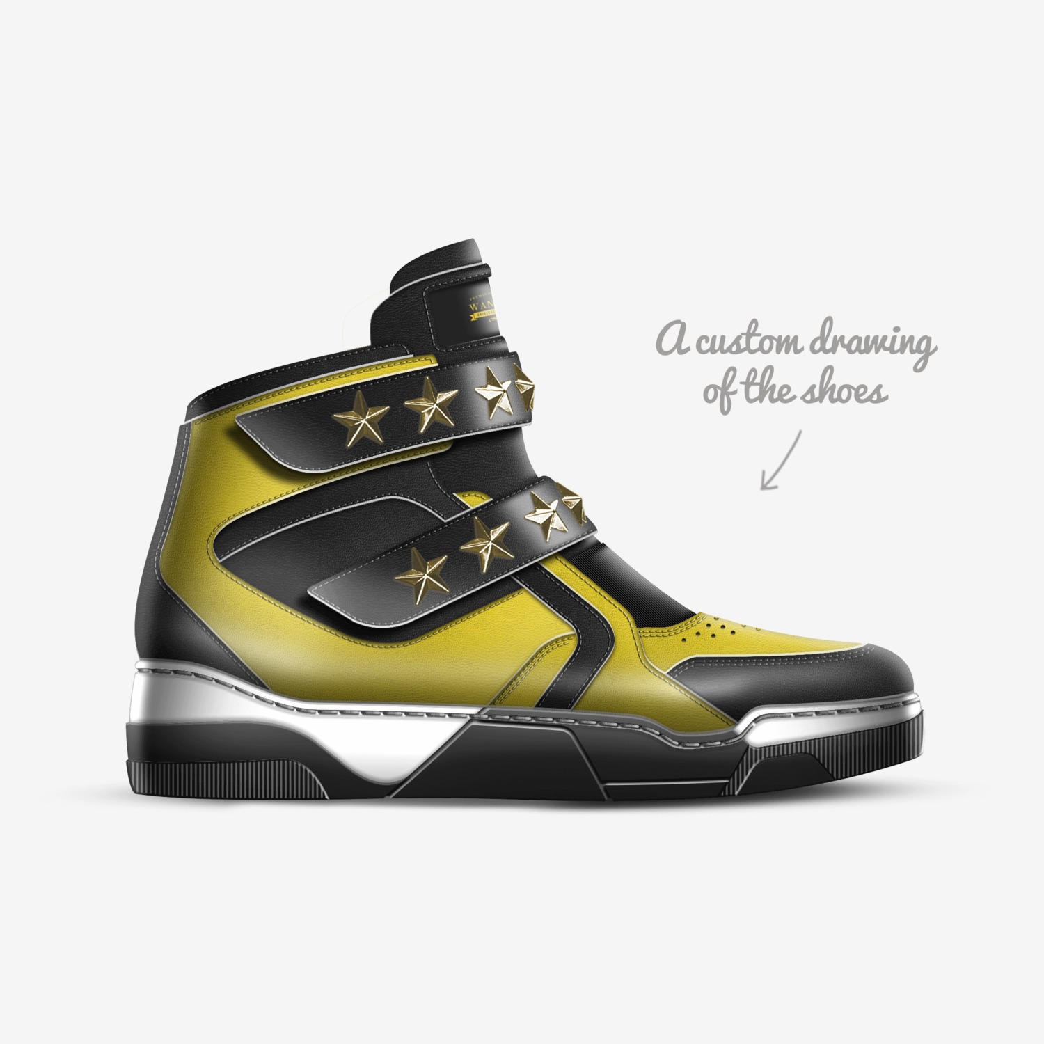 Wanna B custom made in Italy shoes by Aomoji Kei | Sketch view