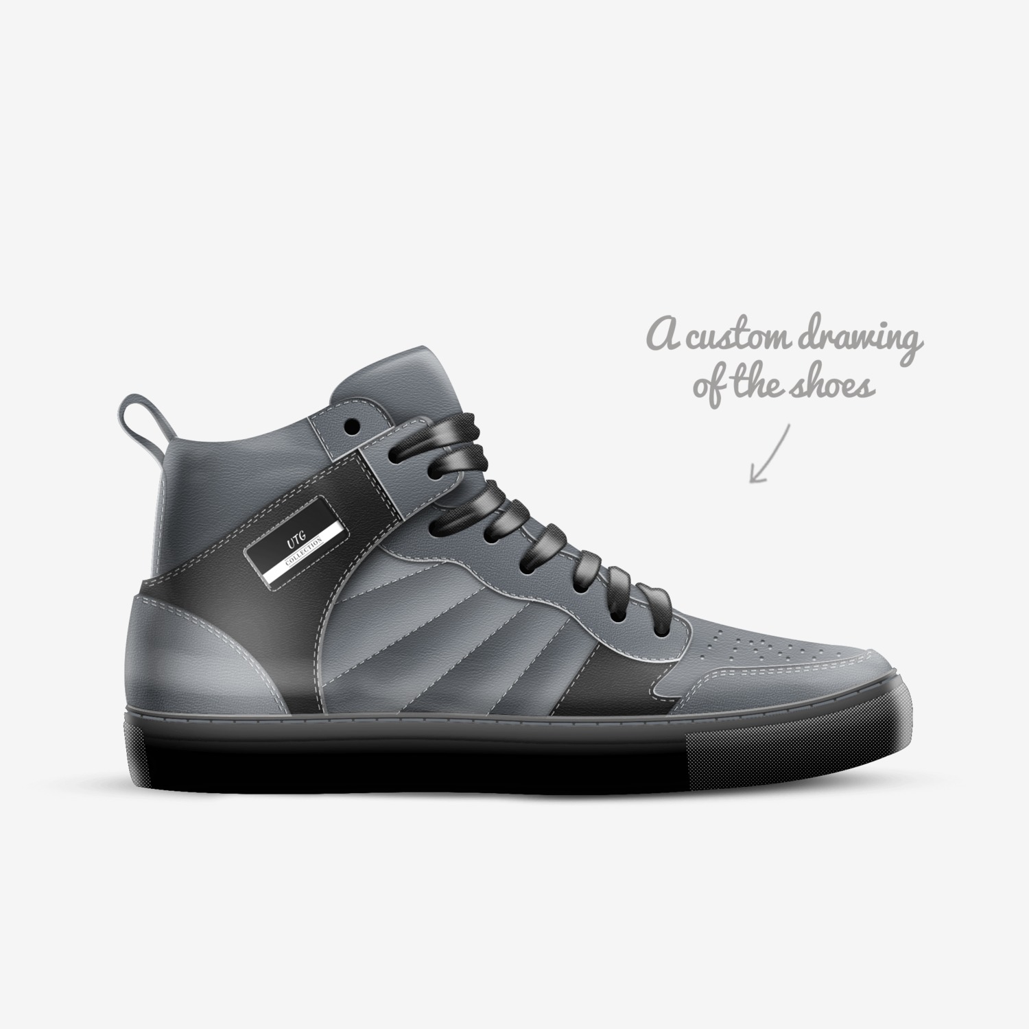 Greatness 2 custom made in Italy shoes by Star Utg | Sketch view