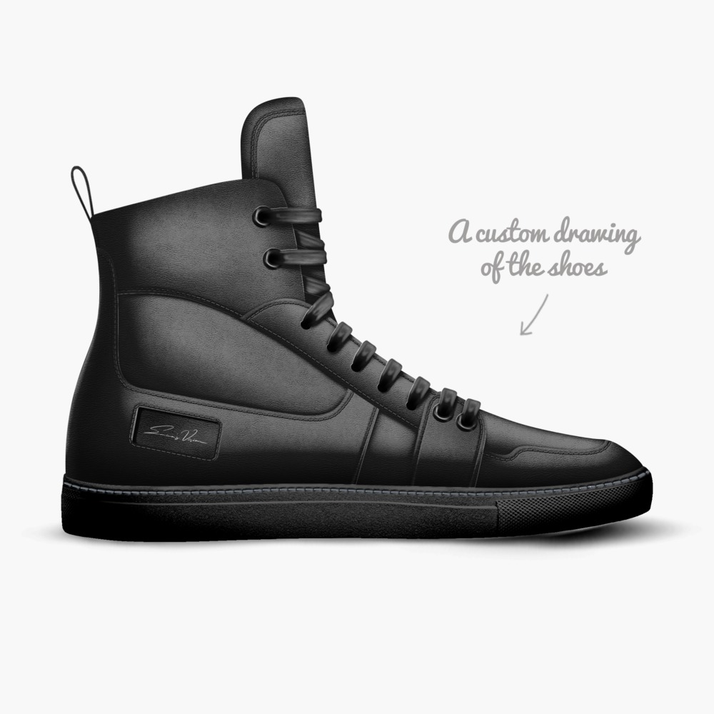 EMINA'S VISION limited edition shoe EMINA'S VISION artisan made in Italy shoes by Michael Bussey