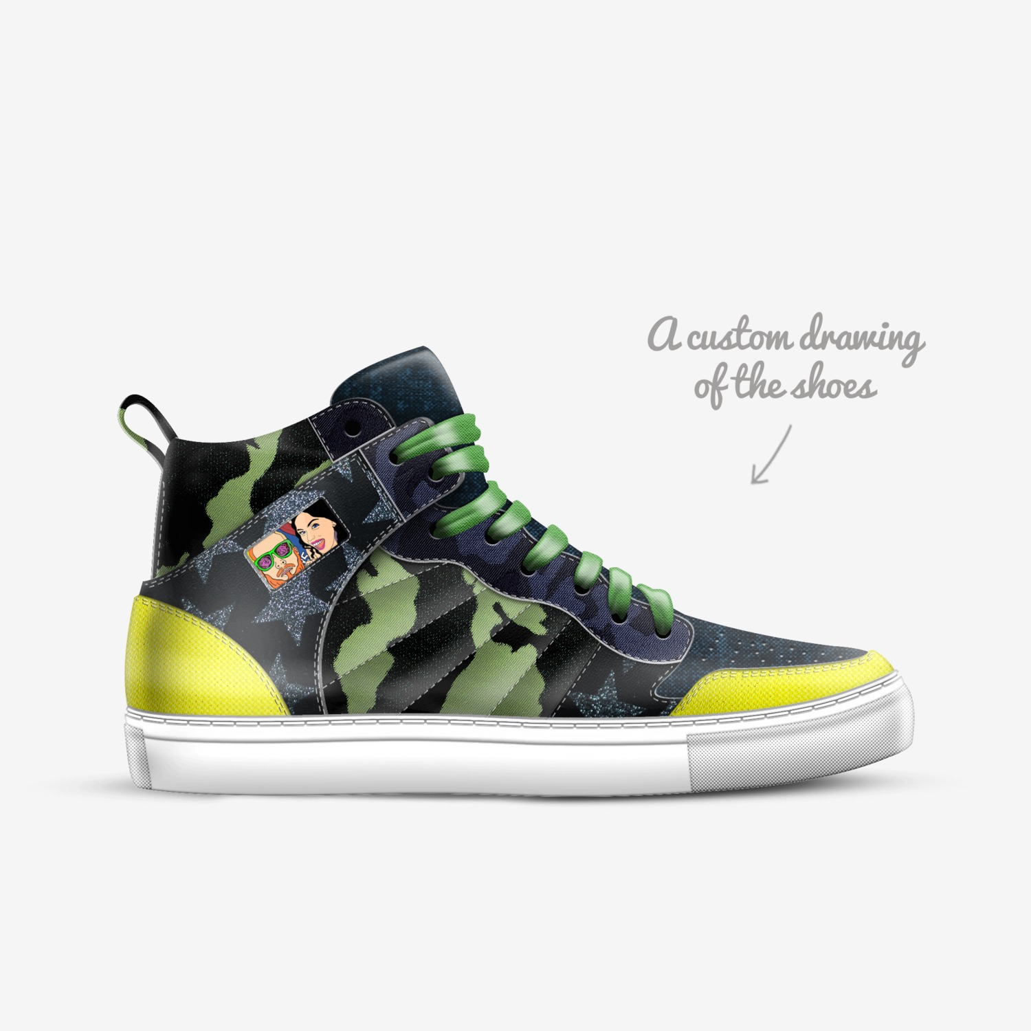 WARNER 2.0 custom made in Italy shoes by Lori Hammond | Sketch view