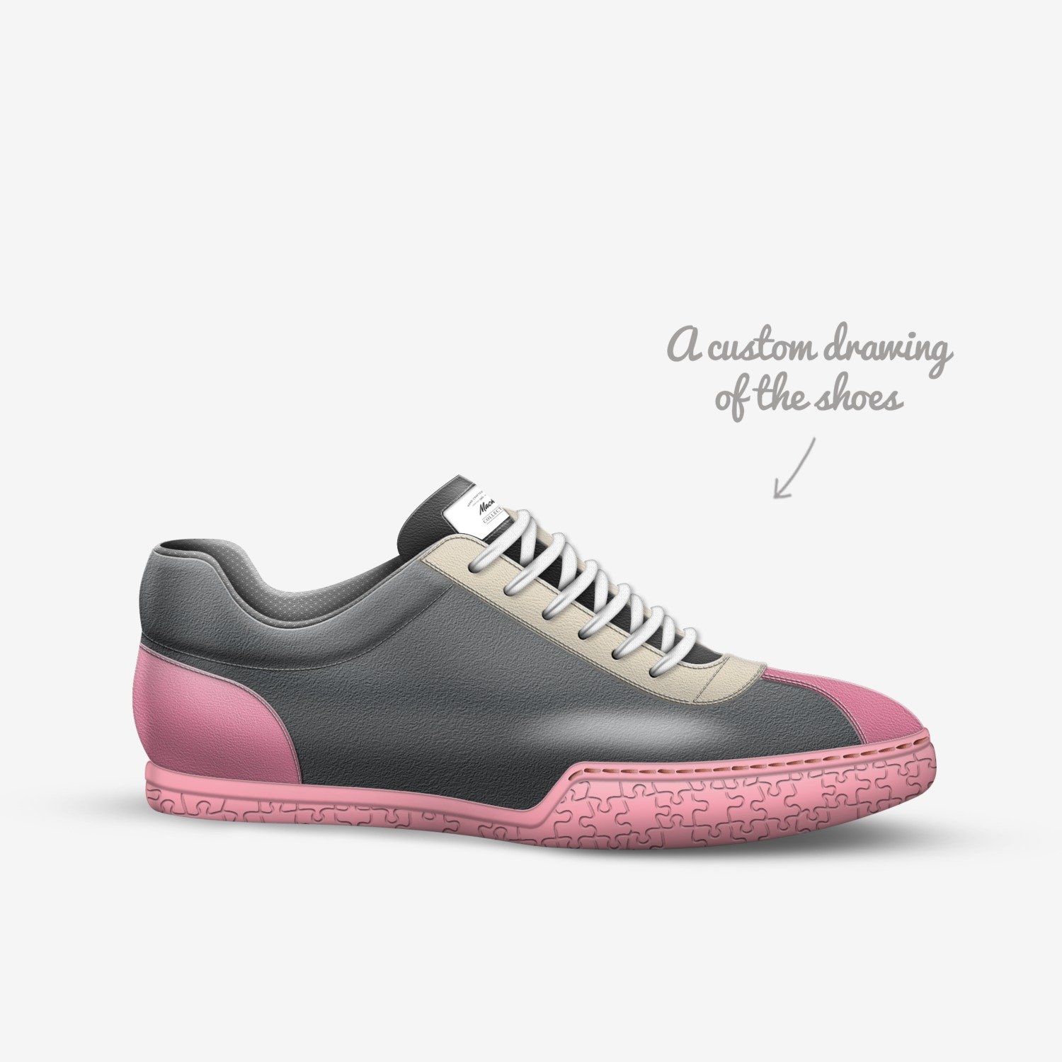 Macho custom made in Italy shoes by John Schinsky | Sketch view