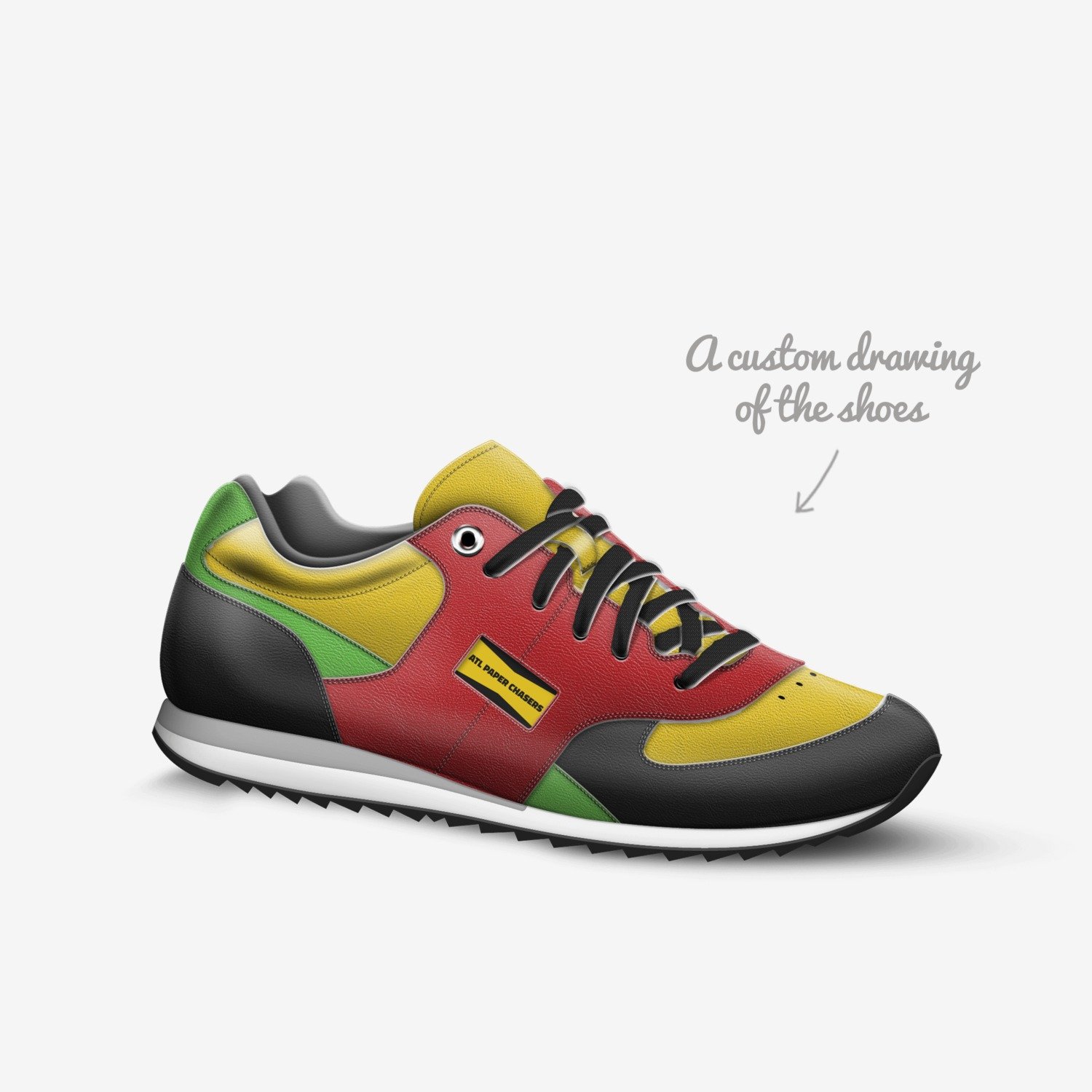 THE MOTHER LANDS custom made in Italy shoes by Jameyel Price | Sketch view