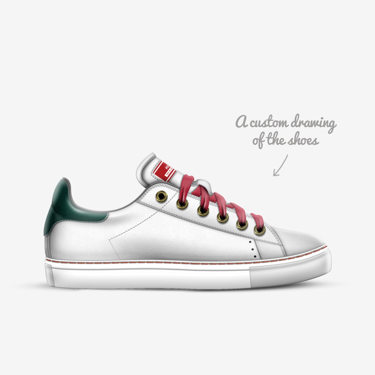 Milan custom made in Italy shoes by Luigi Onesti | Sketch view