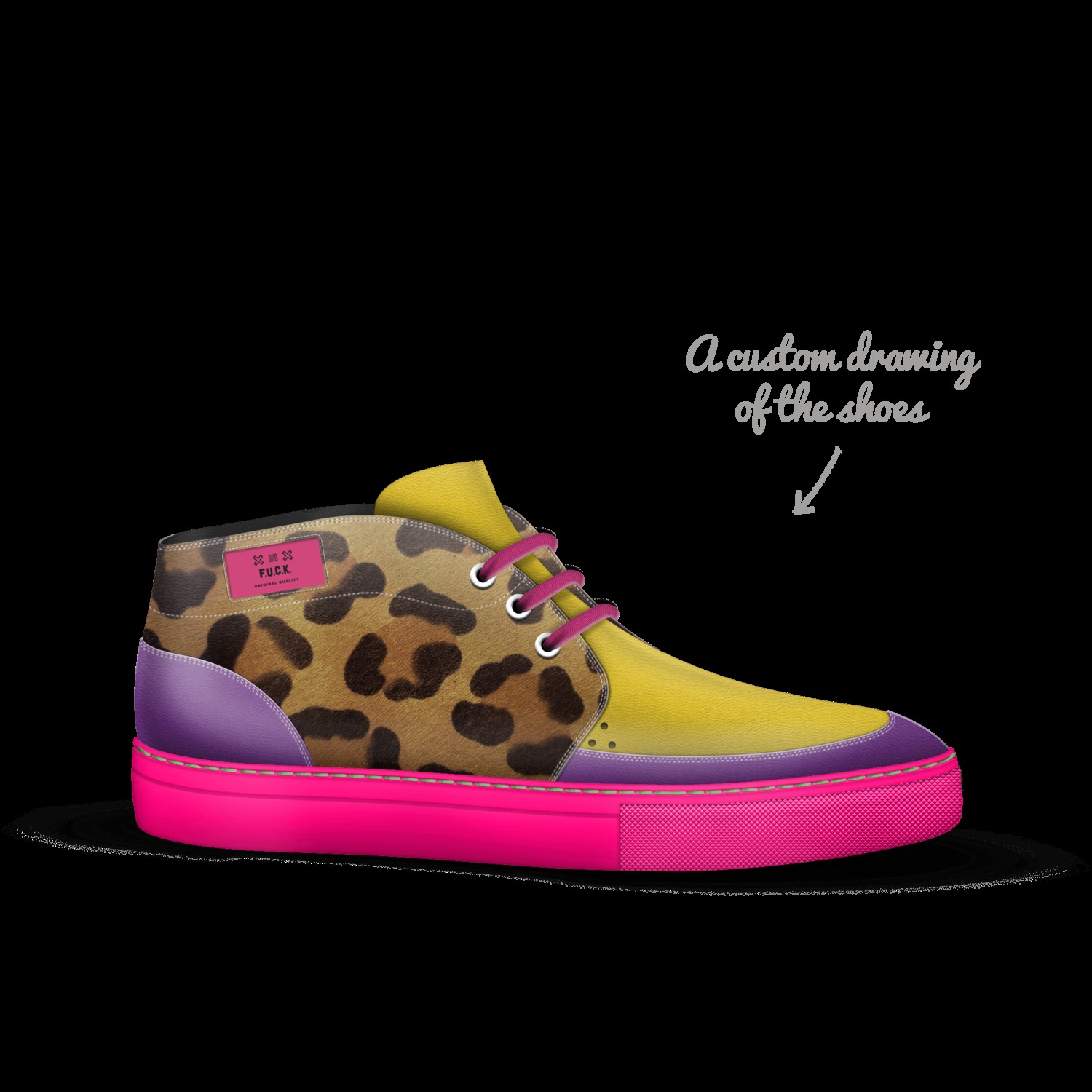 F.U.C.K. A Custom Shoe concept by Isha Knight