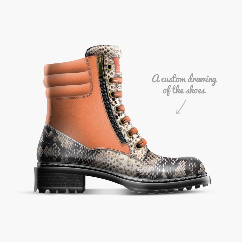 Serenity limited edition shoe Serenity artisan made in Italy shoes by Antoinette Seawood