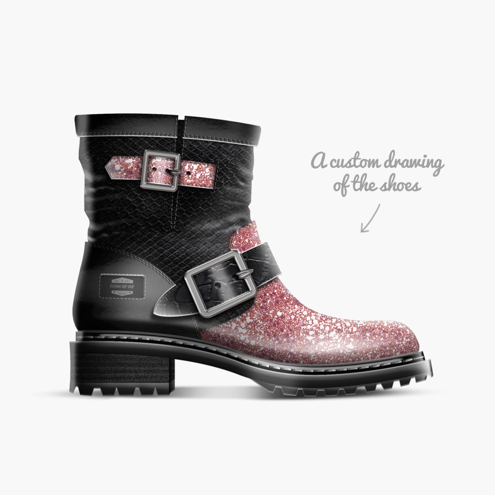 Fly444 Hip Hop artisan made in Italy shoes by Lenean Priester