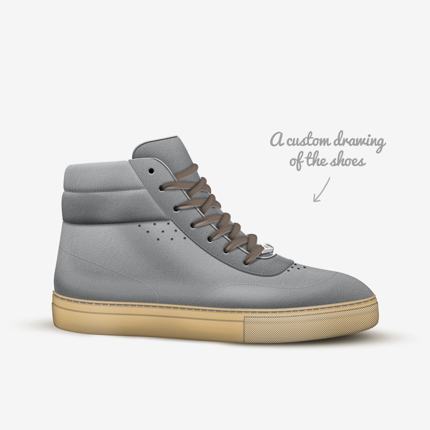 Cemento Duro  custom made in Italy shoes by Style With Kicks | Sketch view