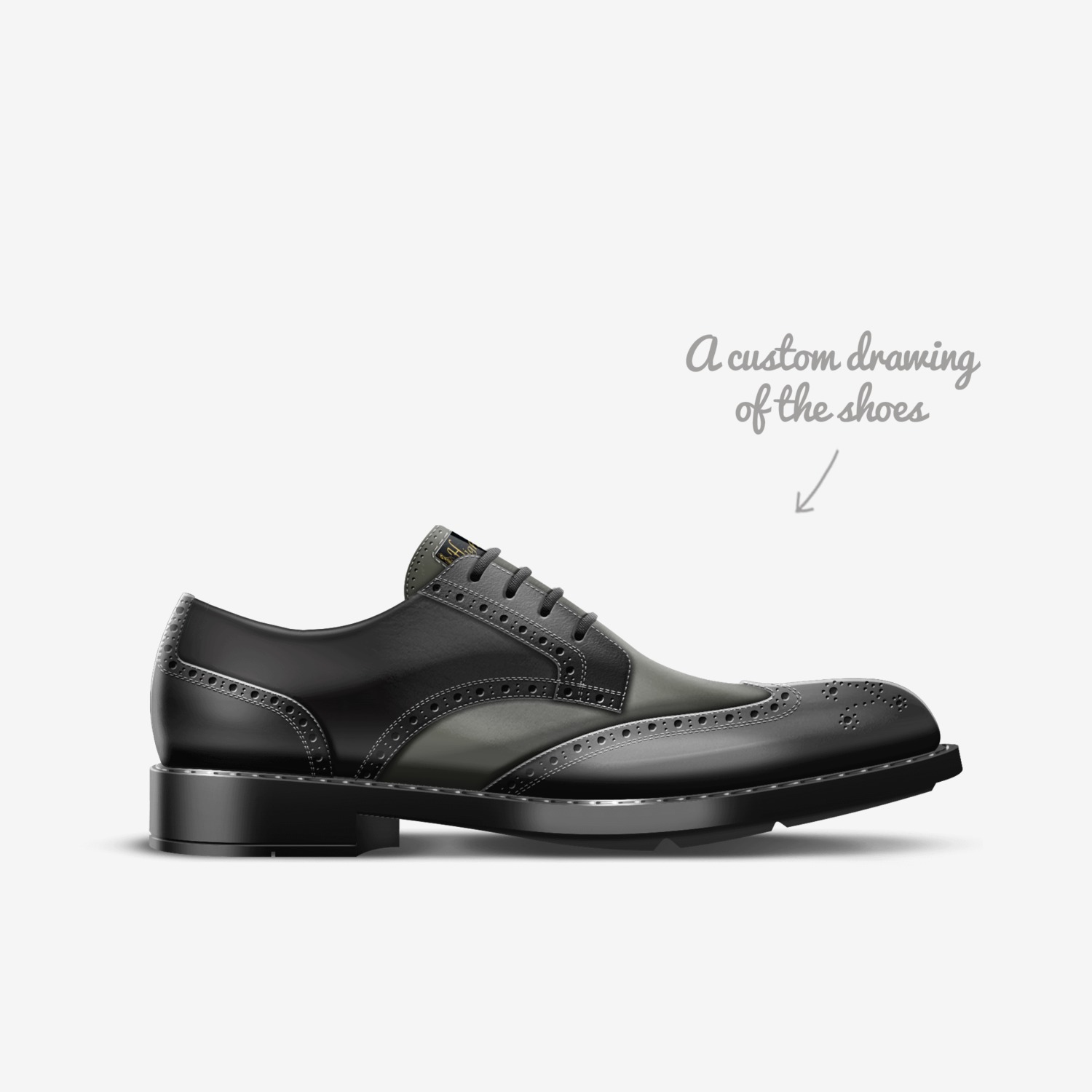 Casual Profiling  custom made in Italy shoes by Mortimer Philbert Sr | Sketch view