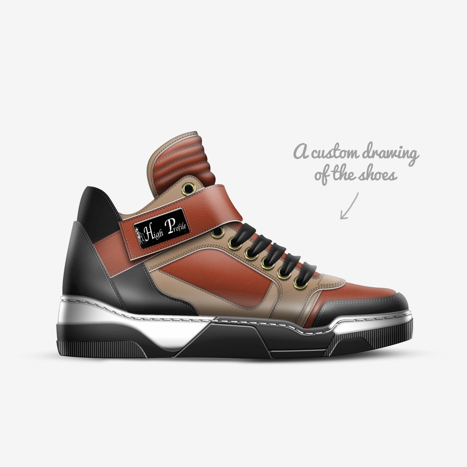 Profiling Max custom made in Italy shoes by Mortimer Philbert Sr | Sketch view