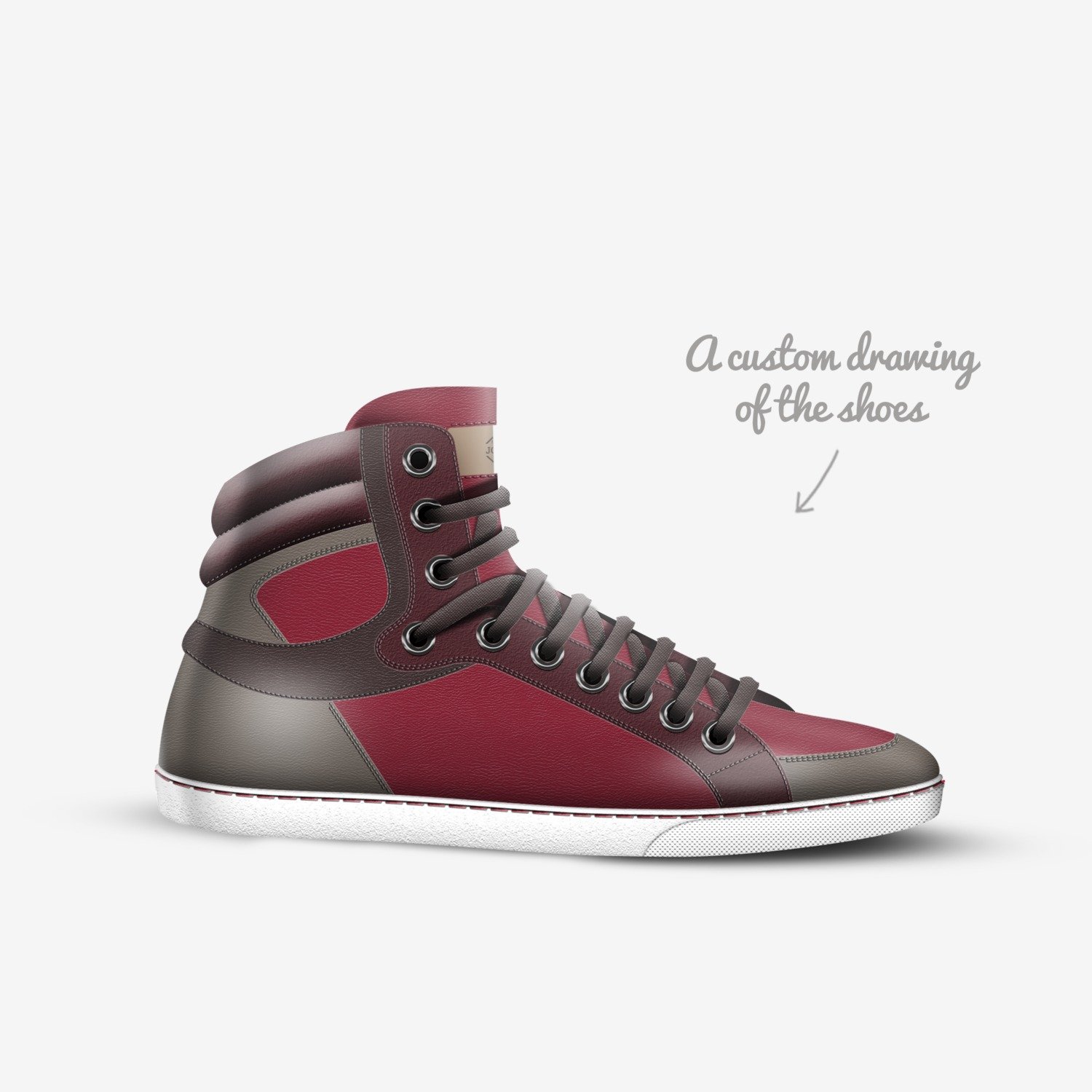 Joanne custom made in Italy shoes by Yulia Yohana | Sketch view