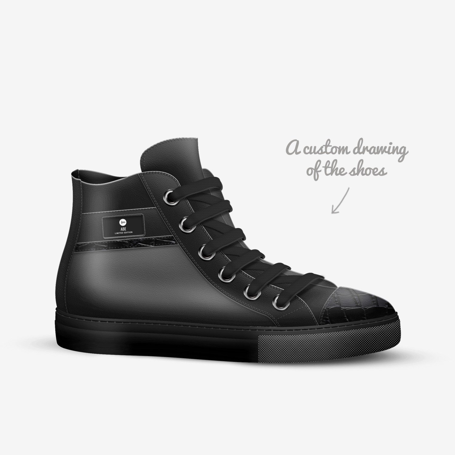 ABE custom made in Italy shoes by Jimmar Paul | Sketch view