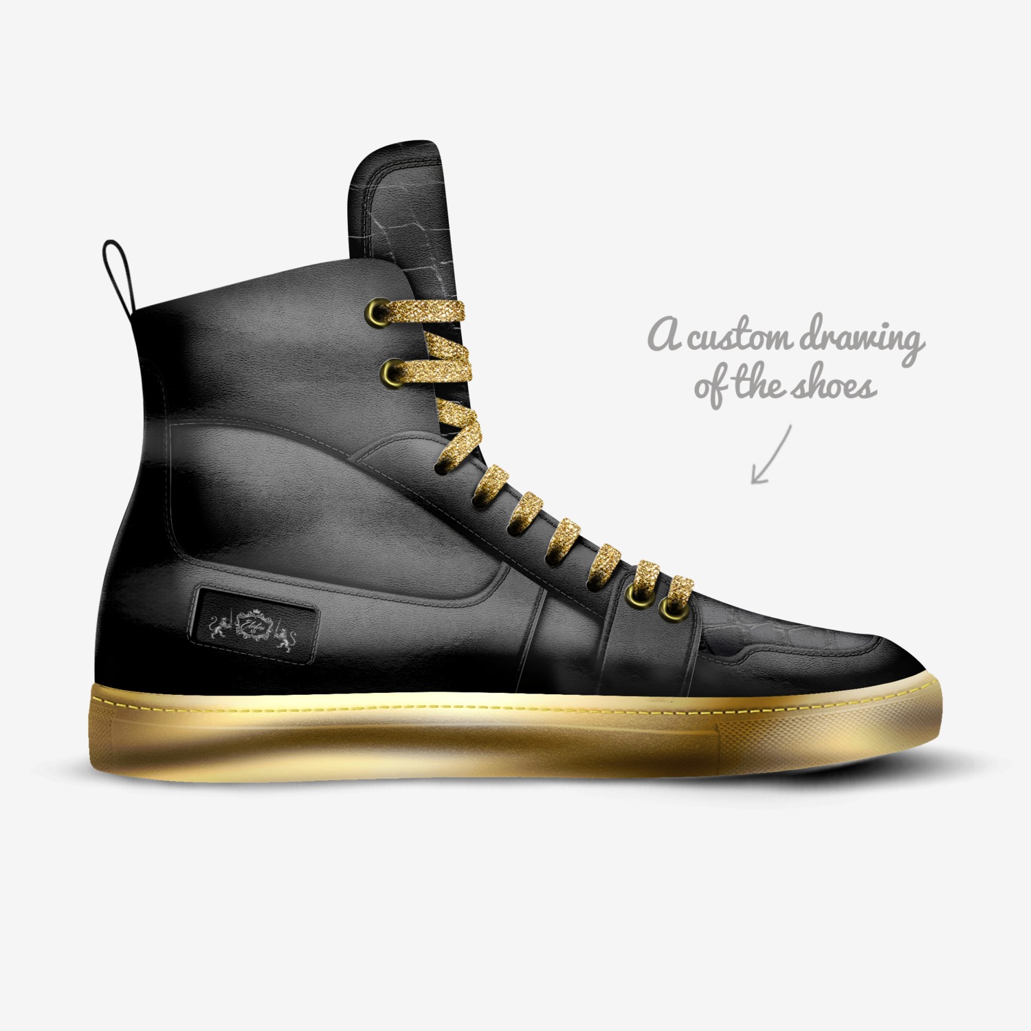 Tents of Kedar custom made in Italy shoes by Meiven Shoe Co | Sketch view