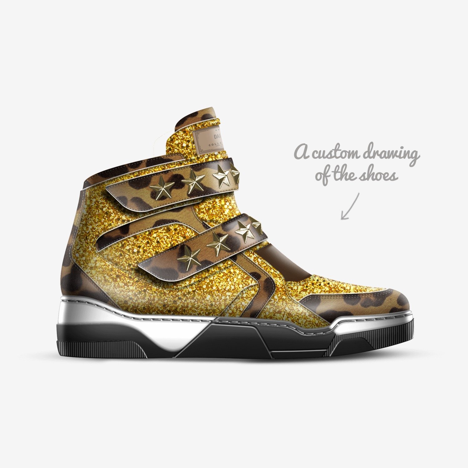 DAI DAI custom made in Italy shoes by Mildred Lewis | Sketch view