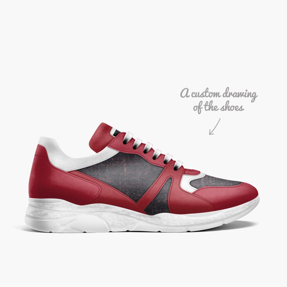 Red Velvet limited edition shoe Red Velvet artisan made in Italy shoes by Brian Washington