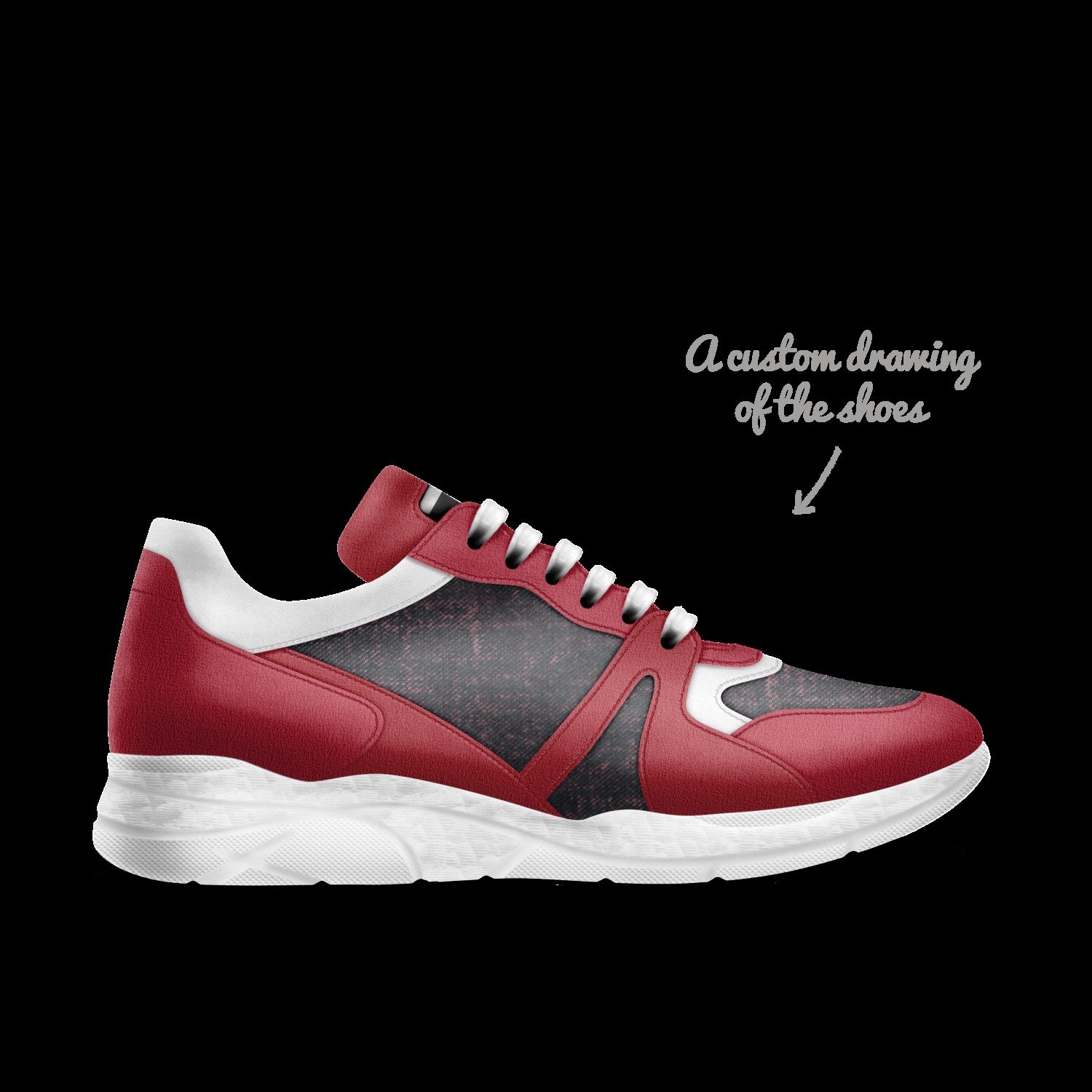 Red clearance velvet sneakers