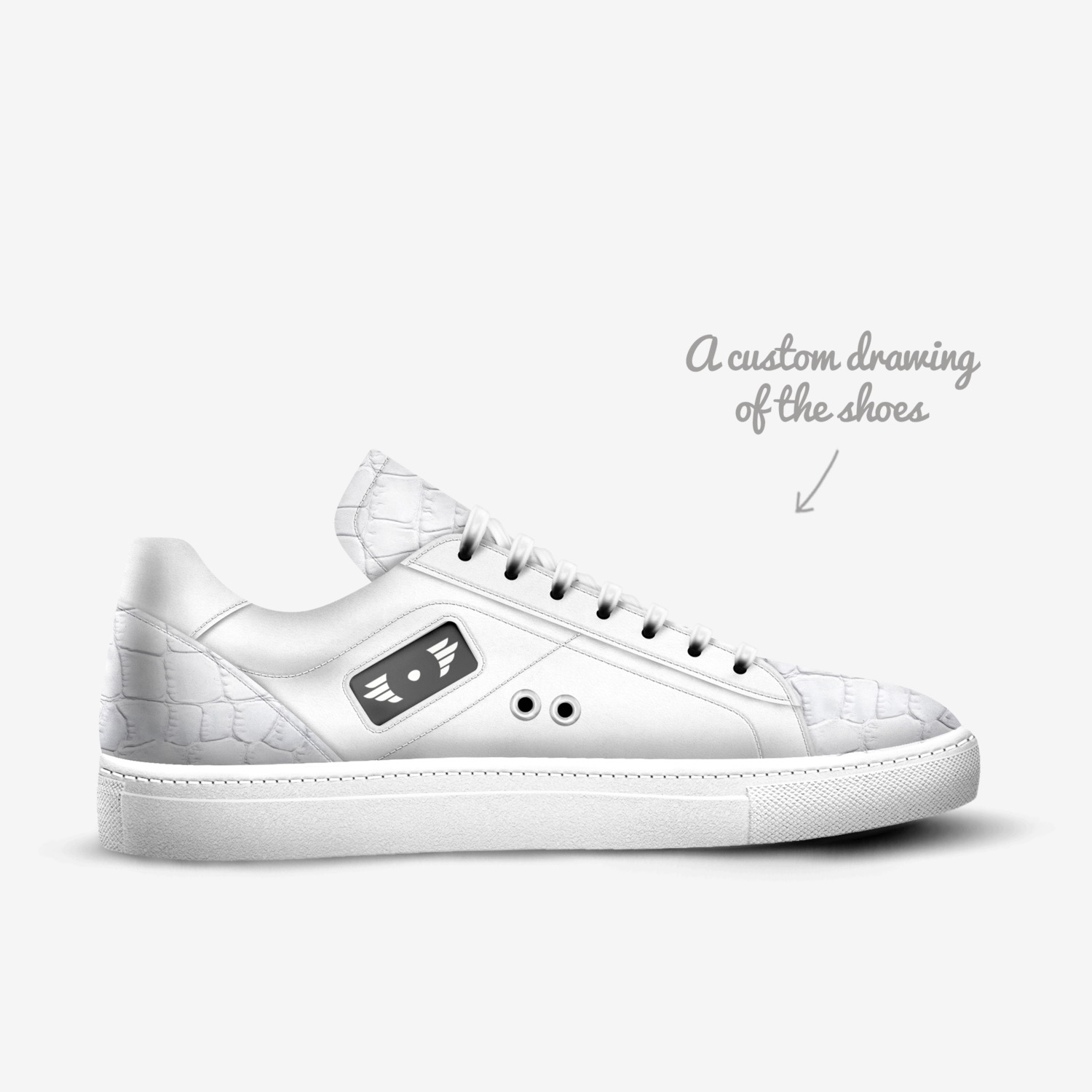 DEVONTE  custom made in Italy shoes by De'Andre Brister | Sketch view