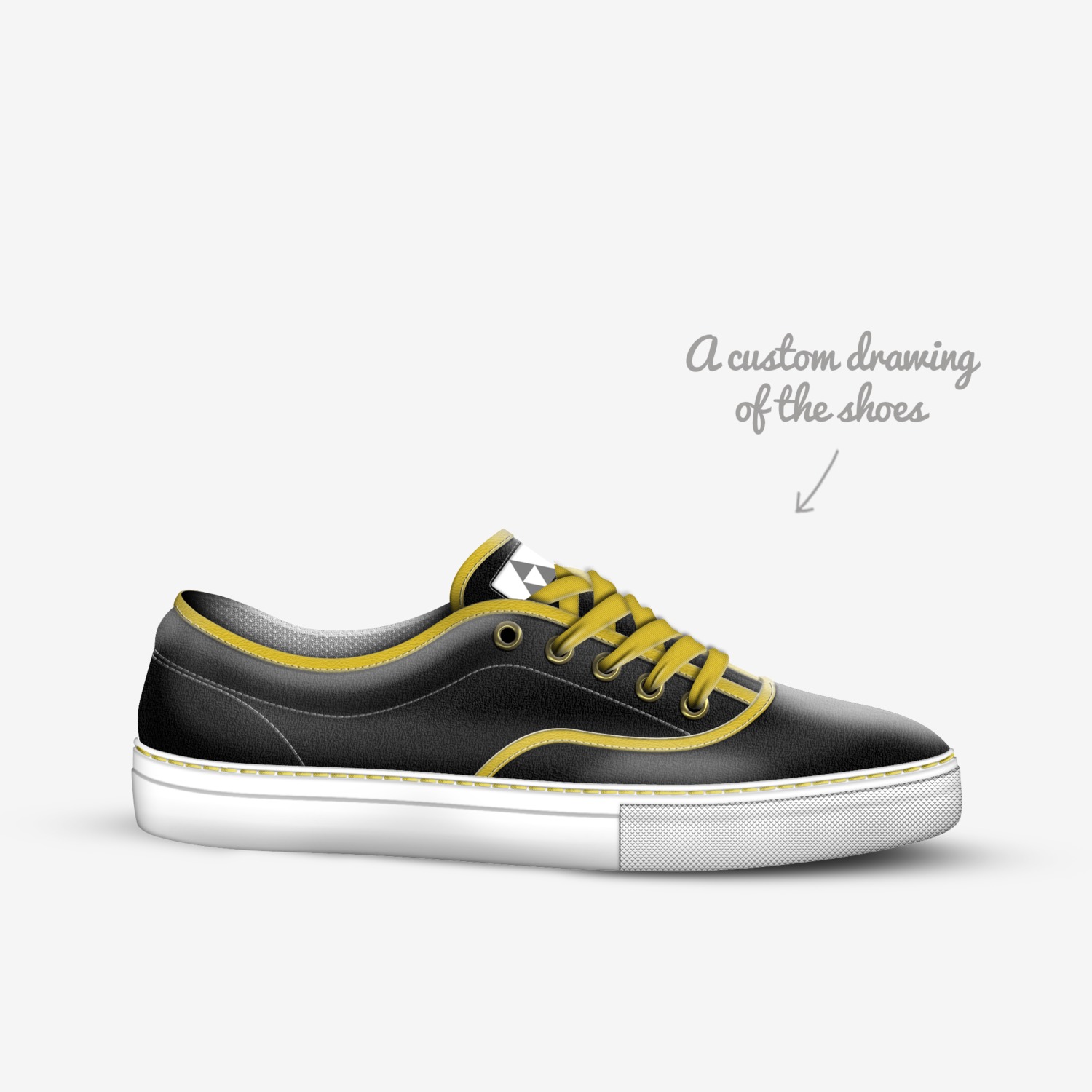R.C custom made in Italy shoes by Ryan Cervantes | Sketch view