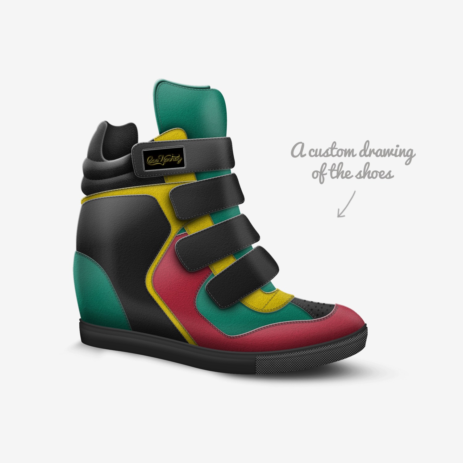 Blackish  A Custom Shoe concept by Nakesha Caldwell