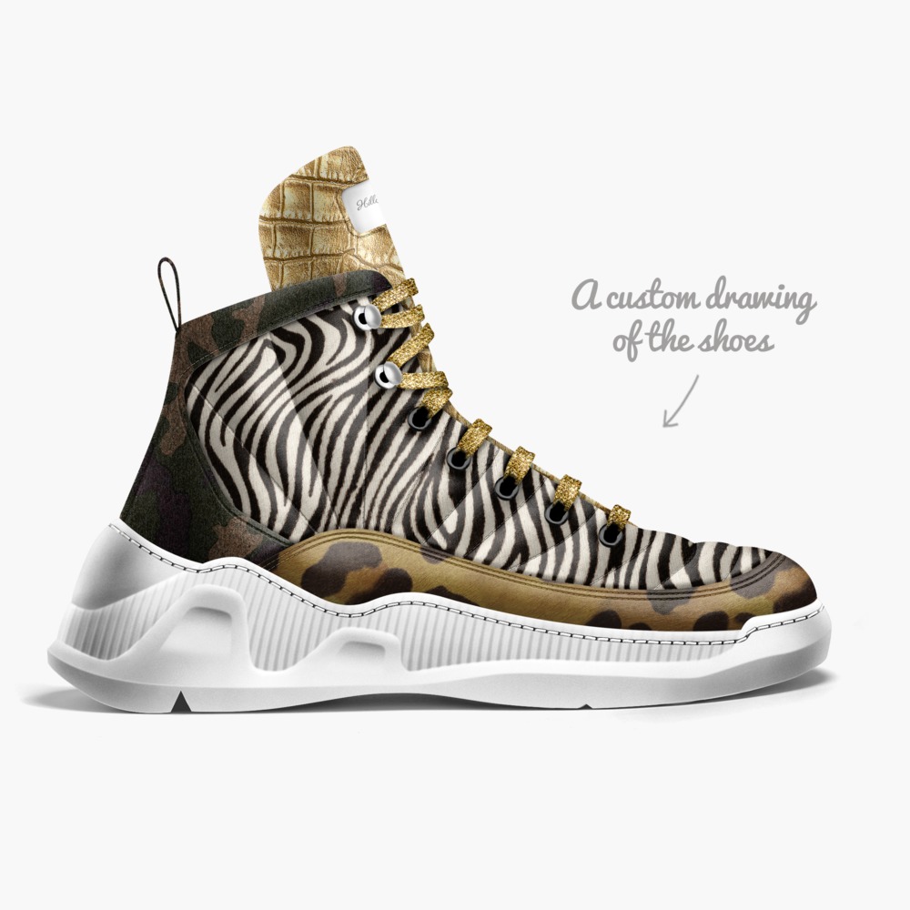 HillShady912 limited edition shoe HillShady912 artisan made in Italy shoes by DeAundre Perry