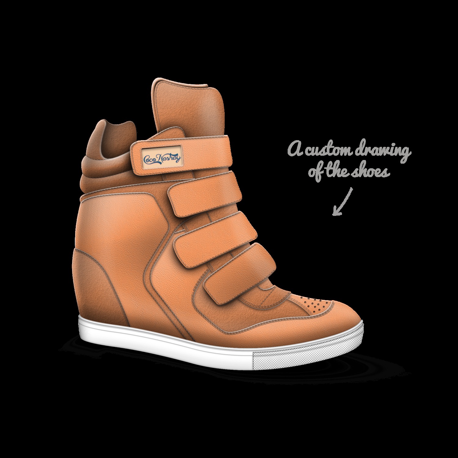 Coco shop wedge sneakers