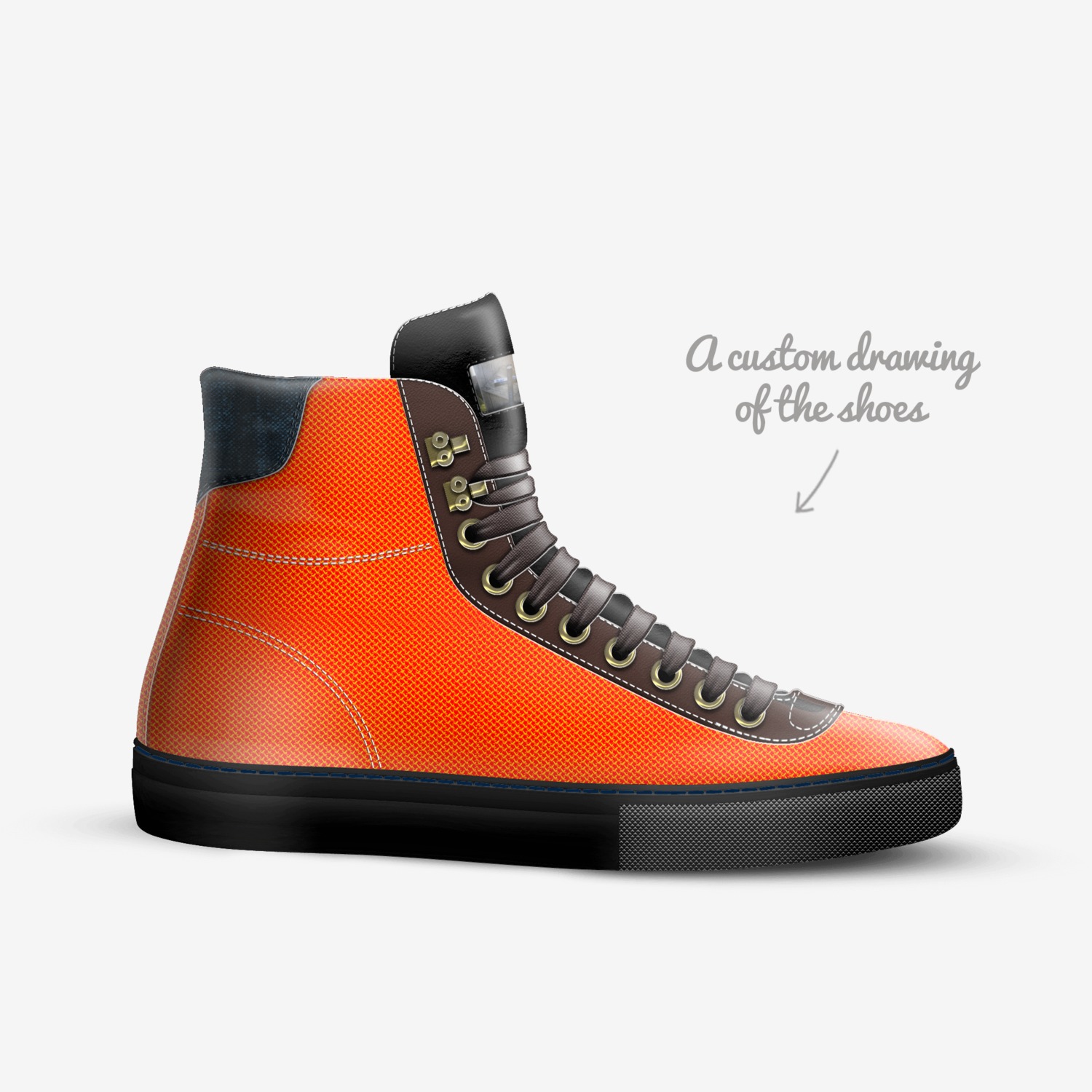 Jesus walks May 21 custom made in Italy shoes by Alexander Mccoy | Sketch view