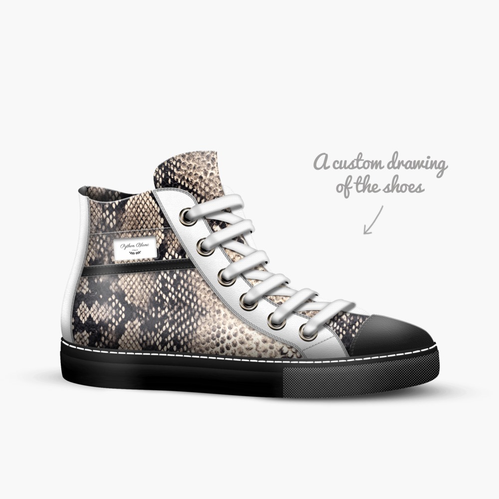 Python Blanc artisan made in Italy shoes by Lakendra Norman