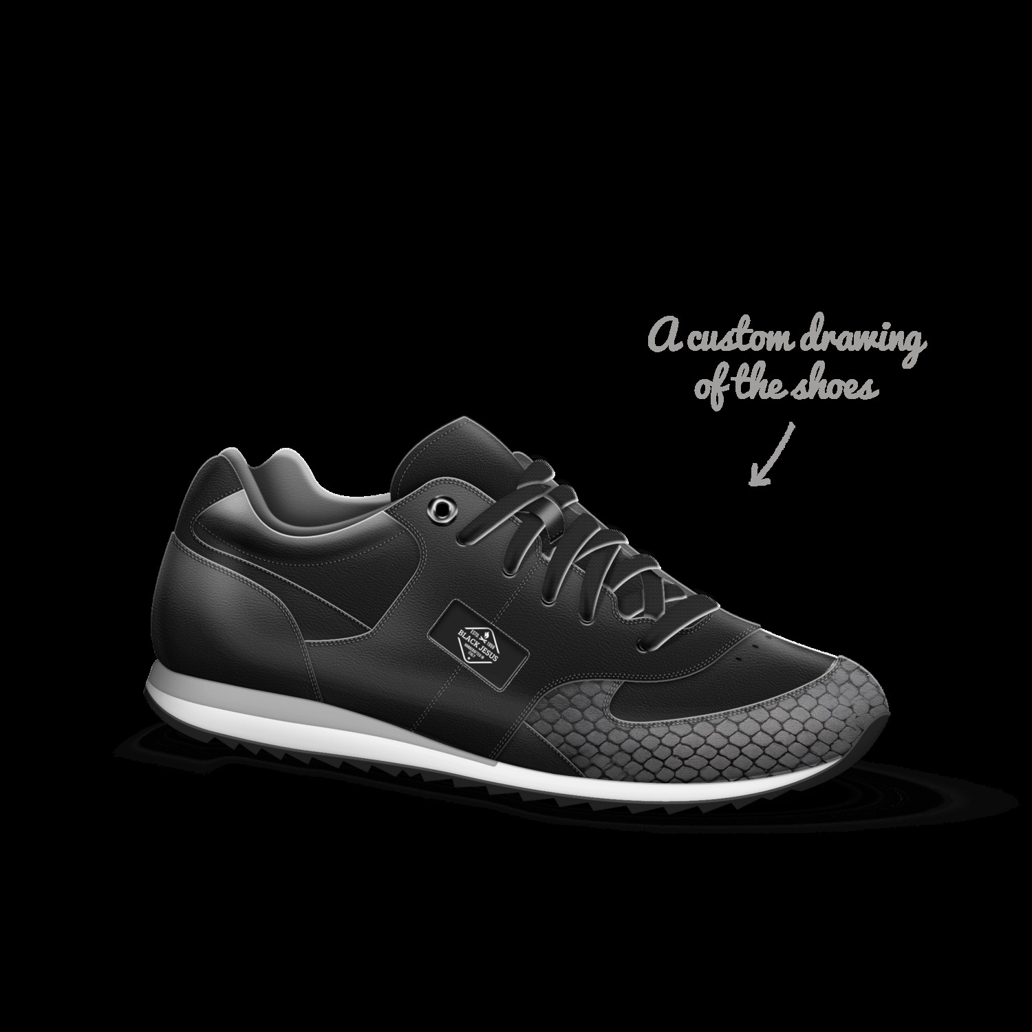 Black jesus shoes deals