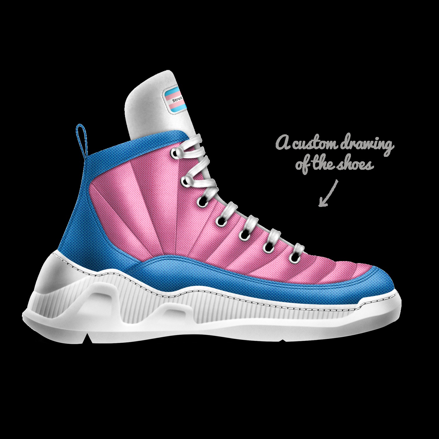 Strut Your Pride A Custom Shoe concept by Jevon Martin