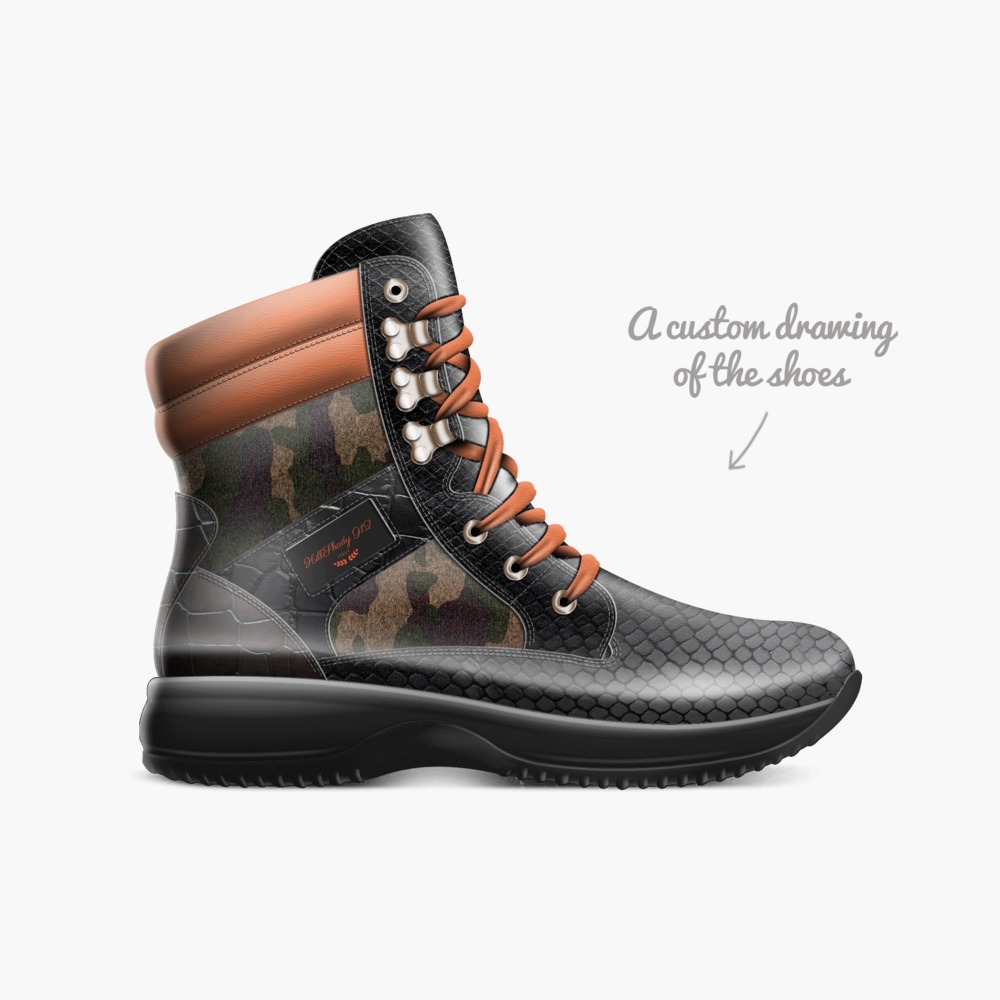 HillShady 912 limited edition shoe HillShady 912 artisan made in Italy shoes by DeAundre Perry