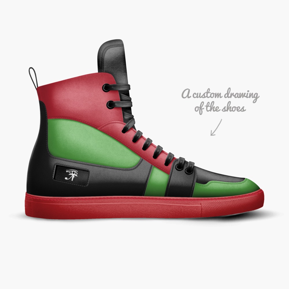 Omowale RBG artisan made in Italy shoes by Dnbe Apparel