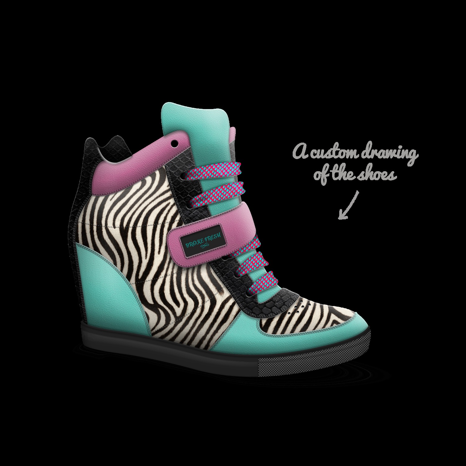 BIG SEXYY A Custom Shoe concept by Melody Nowden