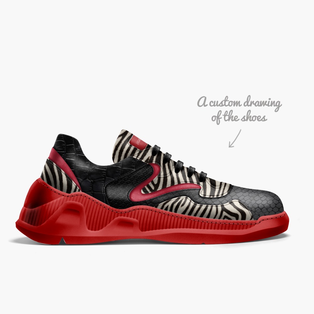 HillShady912 limited edition shoe HillShady912 artisan made in Italy shoes by DeAundre Perry