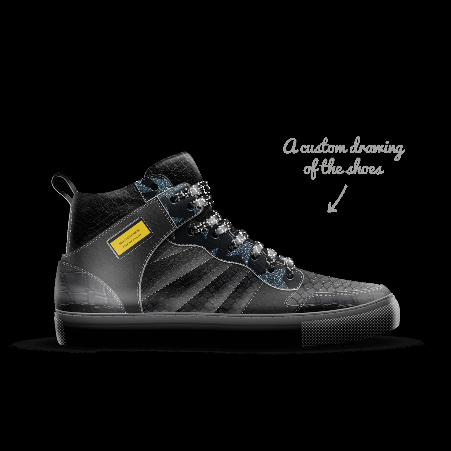 Swag McFly NAE BK A Custom Shoe concept by Rechard R Newman