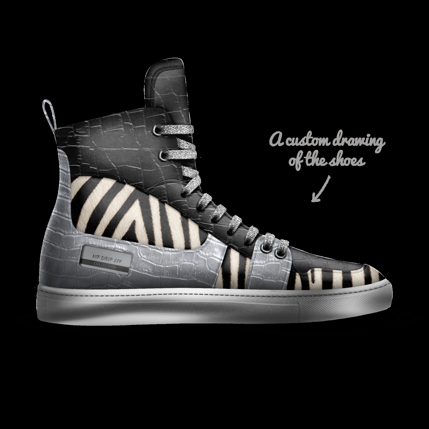 VIP DRIP 214 A Custom Shoe concept by Jay Prince Avelli