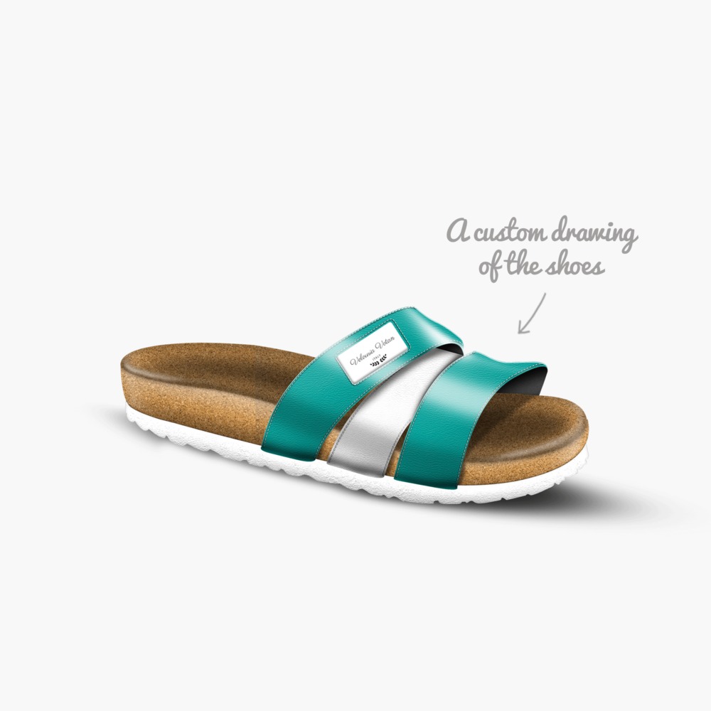 Velouria Votan limited edition shoe Velouria Votan artisan made in Italy shoes by Latina Davis