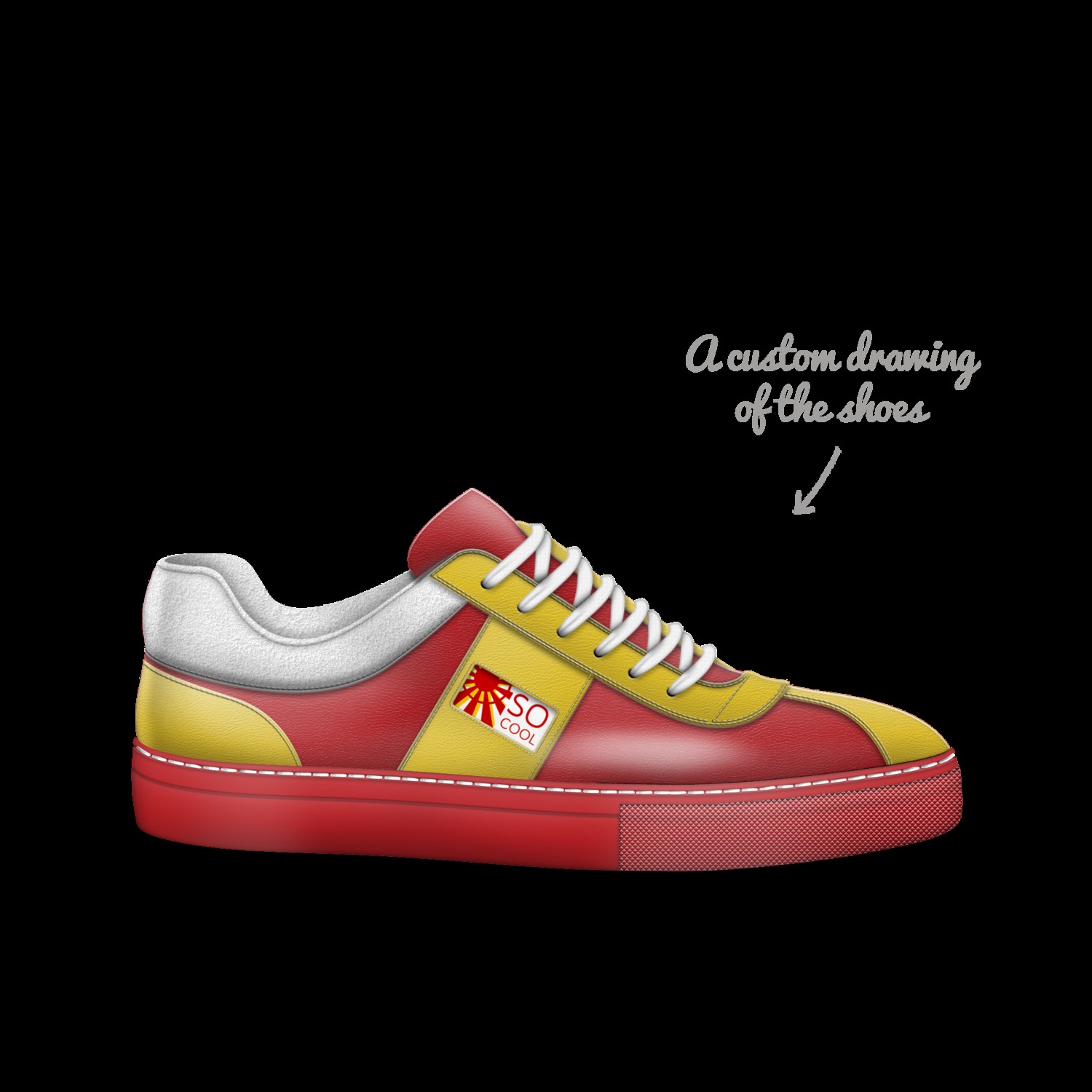 Cool customized shoes top