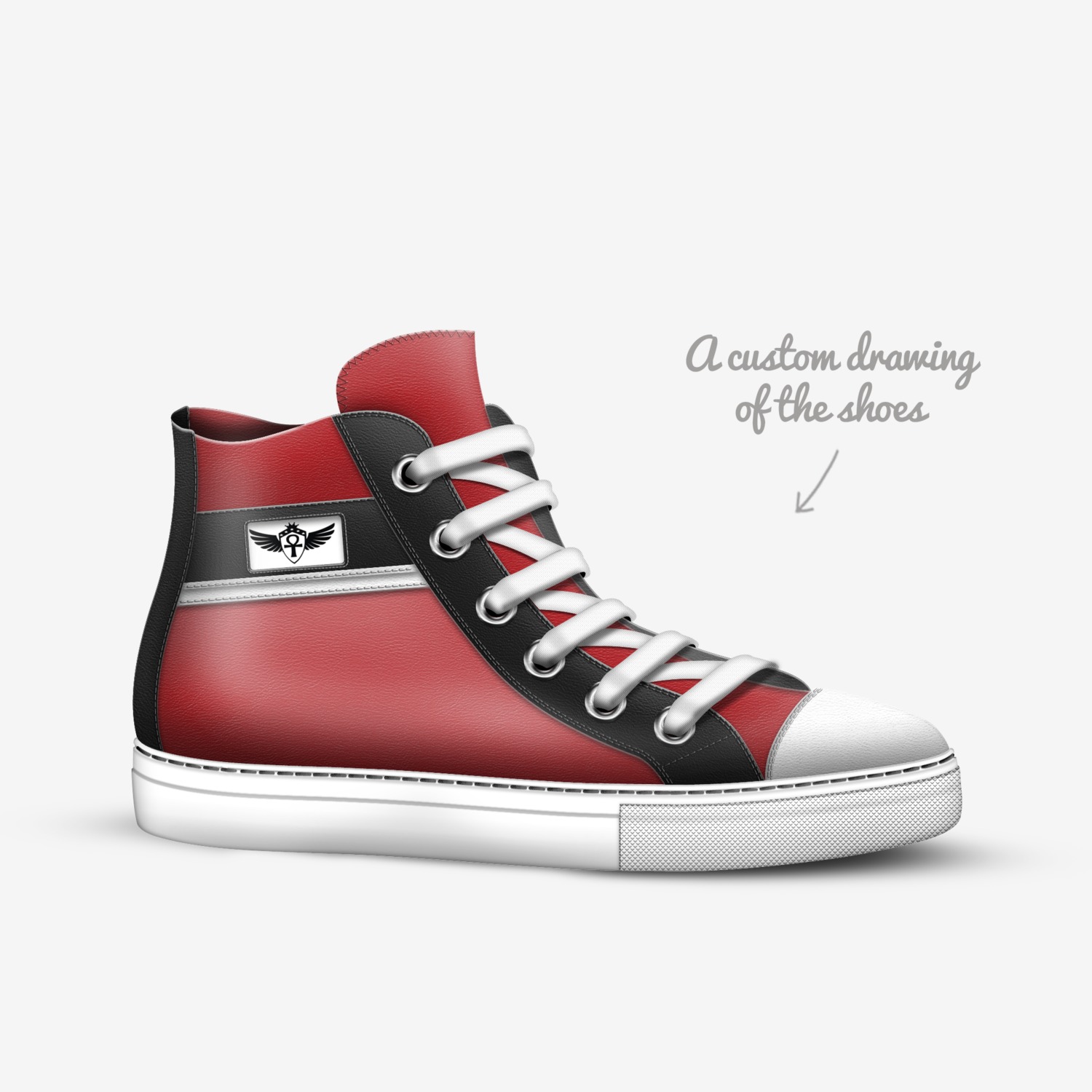 SixtySix custom made in Italy shoes by Michael Jones | Sketch view