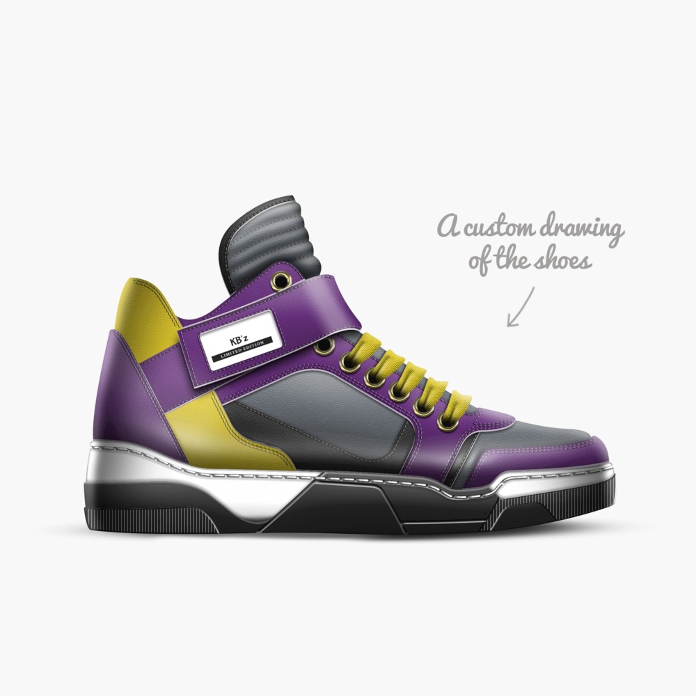 KB'z limited edition shoe KB'z artisan made in Italy shoes by Diemond Bishop King Junior.