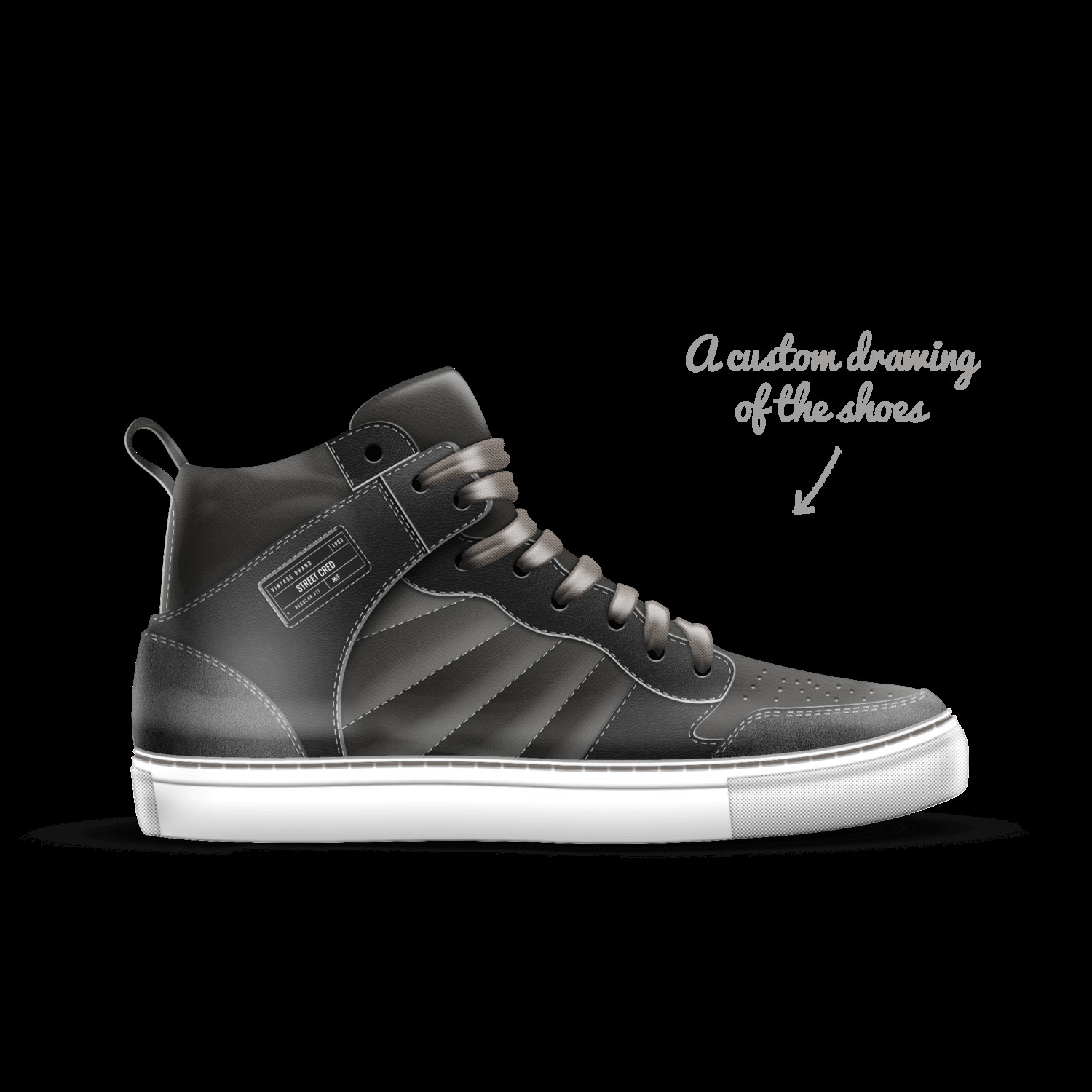 Street Cred A Custom Shoe concept by Gavino Nishio