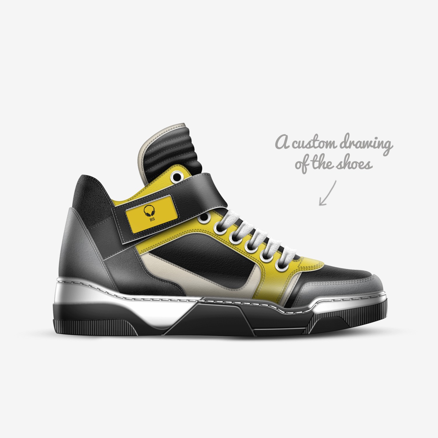 Bloody Sneaker  custom made in Italy shoes by Jr Michael | Sketch view