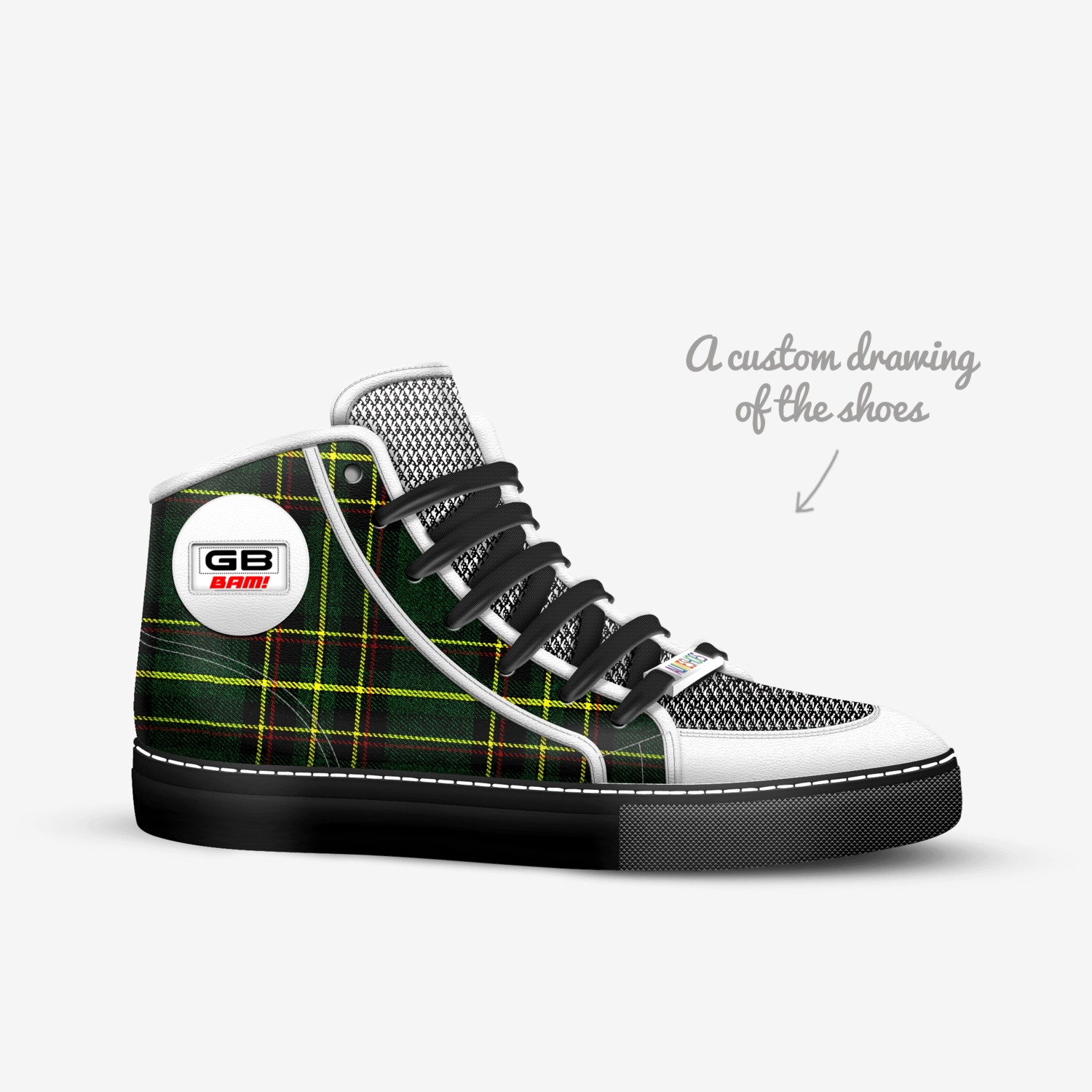 GOOGABOX BAM! custom made in Italy shoes by GOOGABOX (GWI) | Sketch view