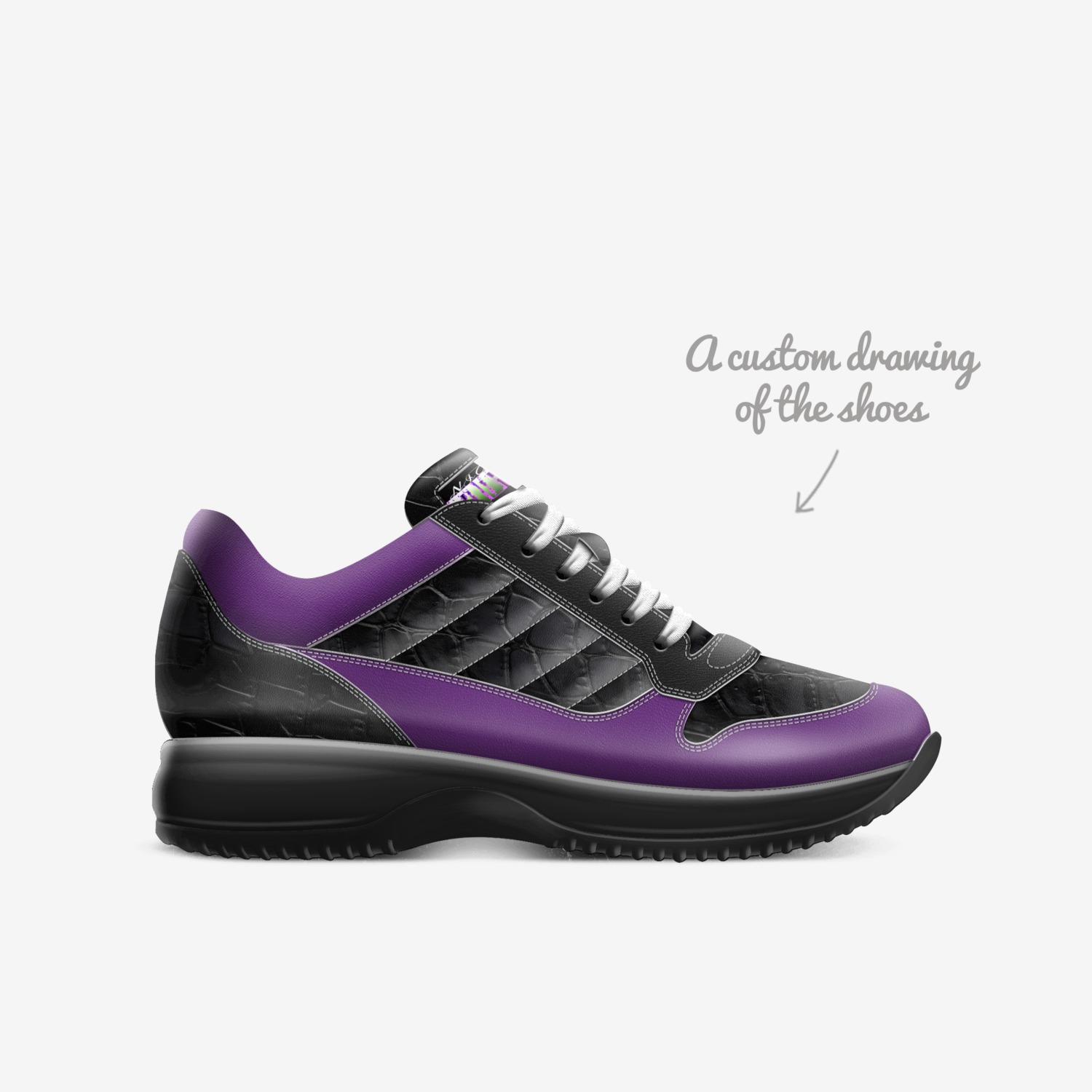 NIGHTBREED-NBC'S custom made in Italy shoes by Ira Pearson | Sketch view