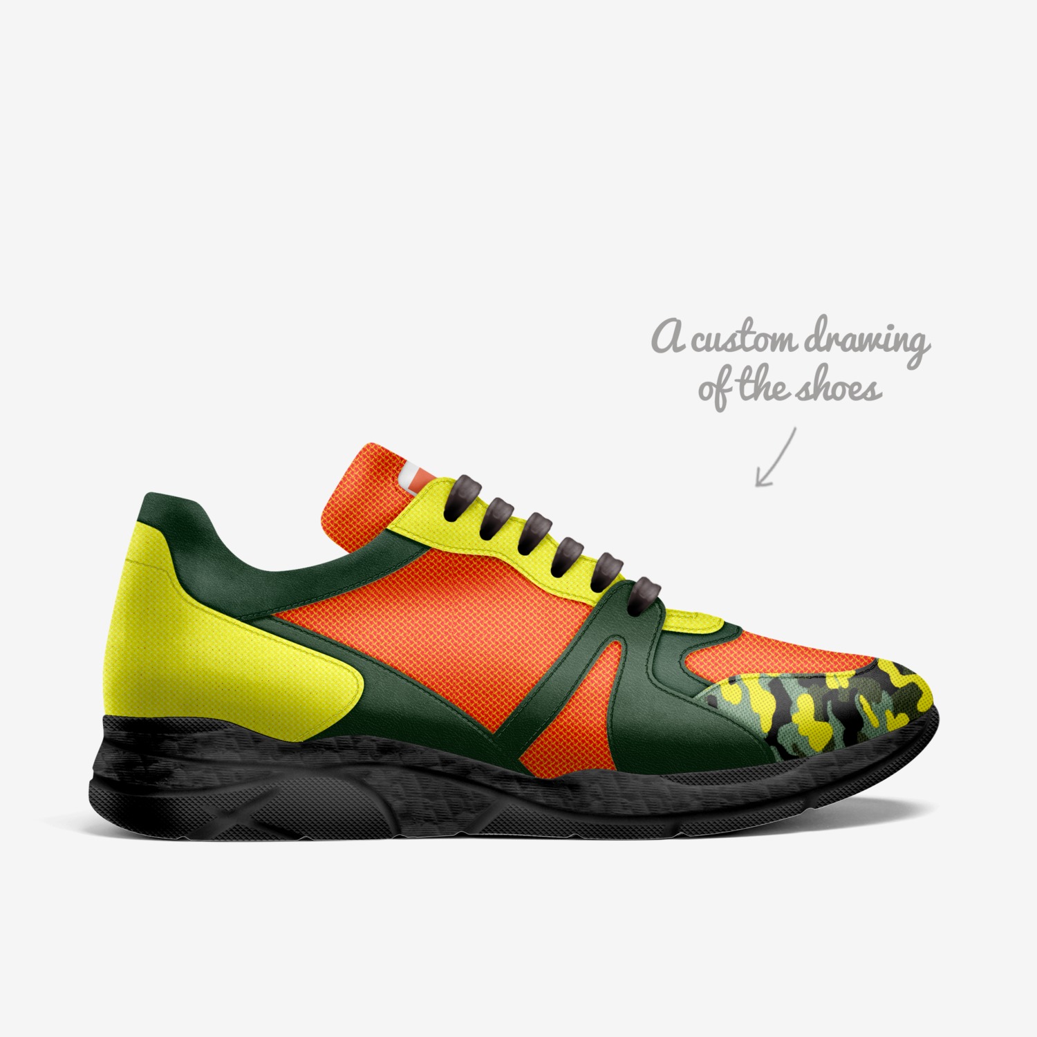 Scone custom made in Italy shoes by Kristen Rucker | Sketch view
