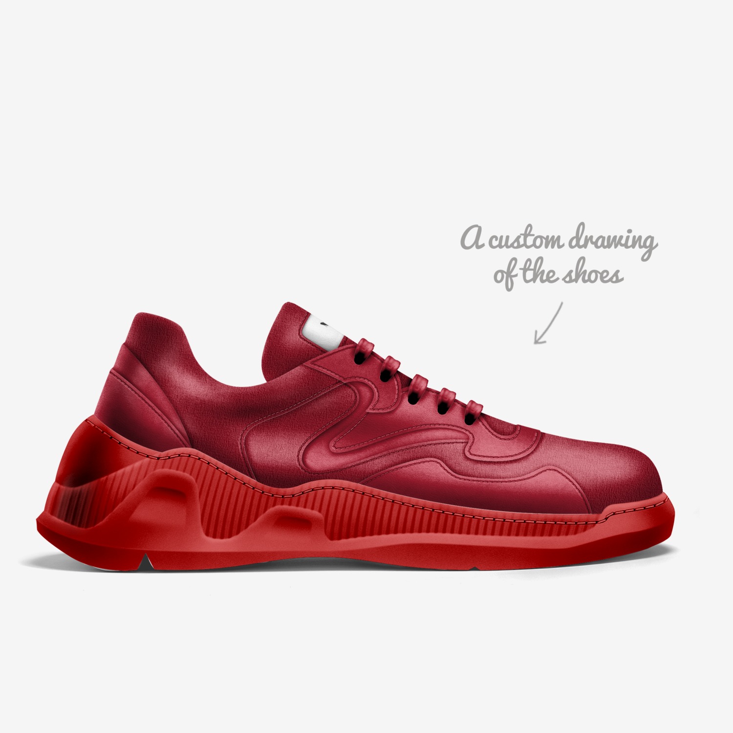 Two% custom made in Italy shoes by R. Malik | Sketch view
