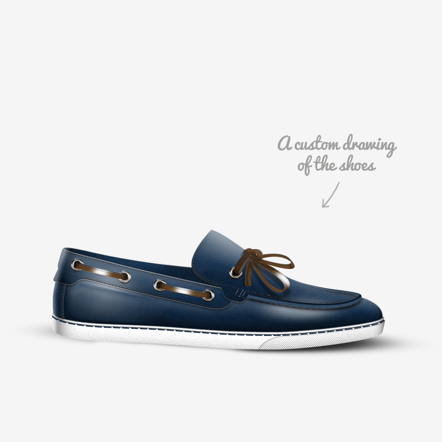 The Patrick custom made in Italy shoes by April Sixsmith | Sketch view
