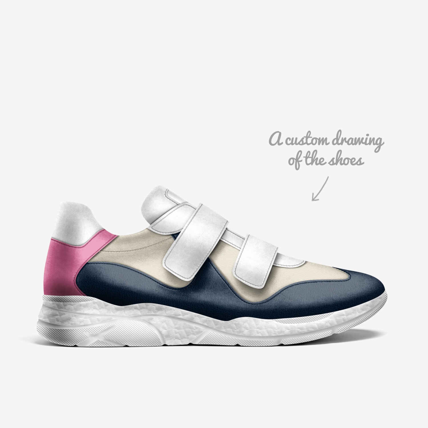 YFB custom made in Italy shoes by Brandon Scott Brown | Sketch view