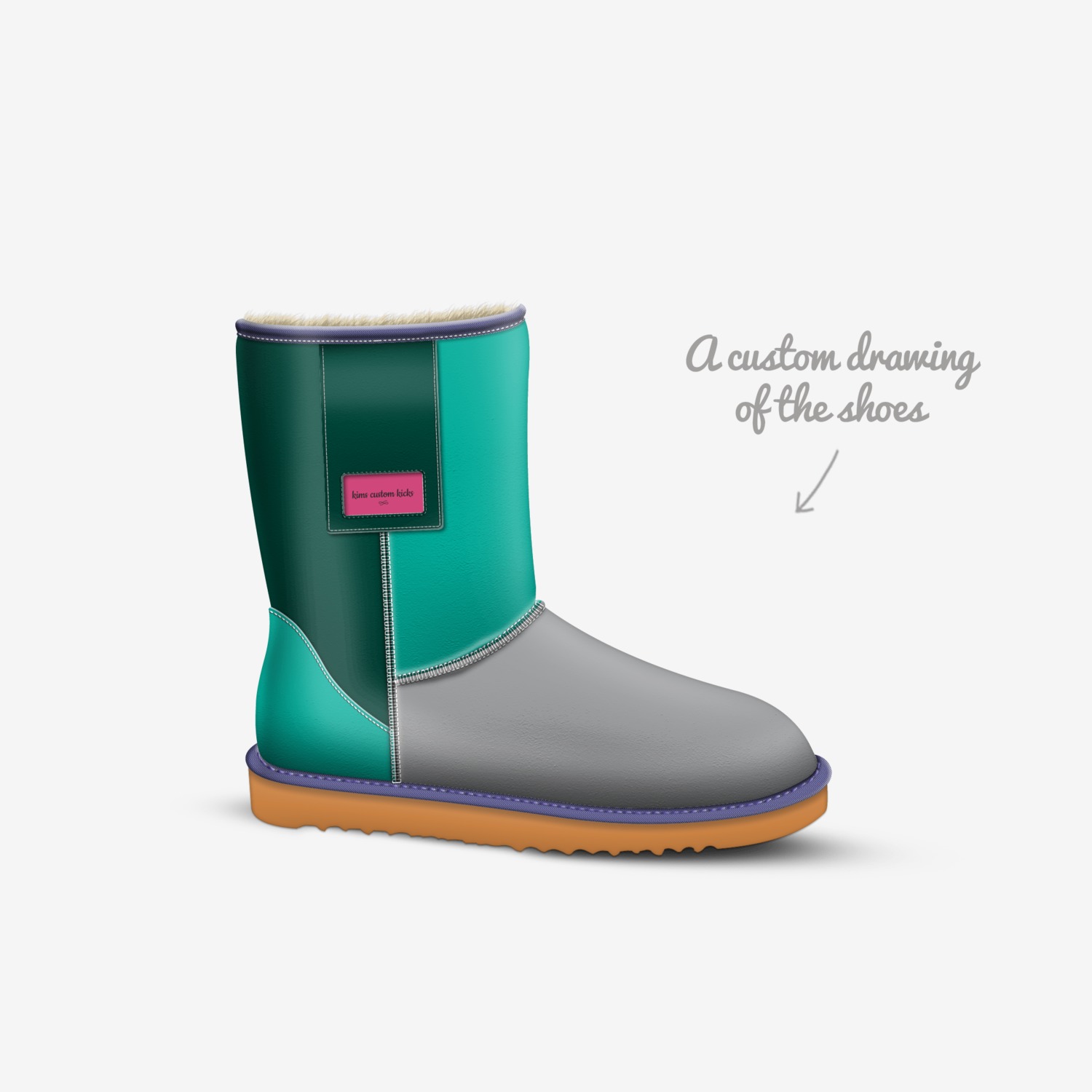 - KIMS Handmade   boots kims custom kicks | A Custom Shoe concept by Kylie Nielsen main image 4