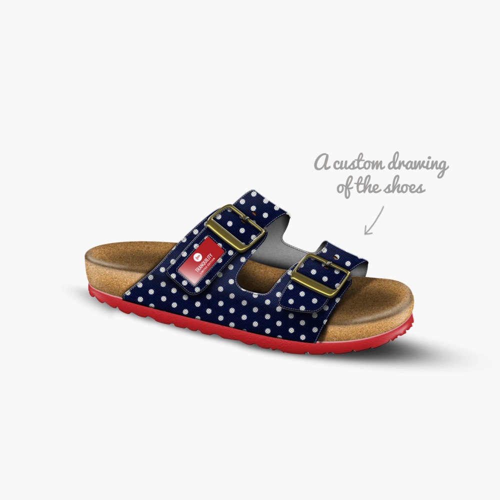TRANQUILITY limited edition shoe TRANQUILITY artisan made in Italy shoes by Antoinette Seawood