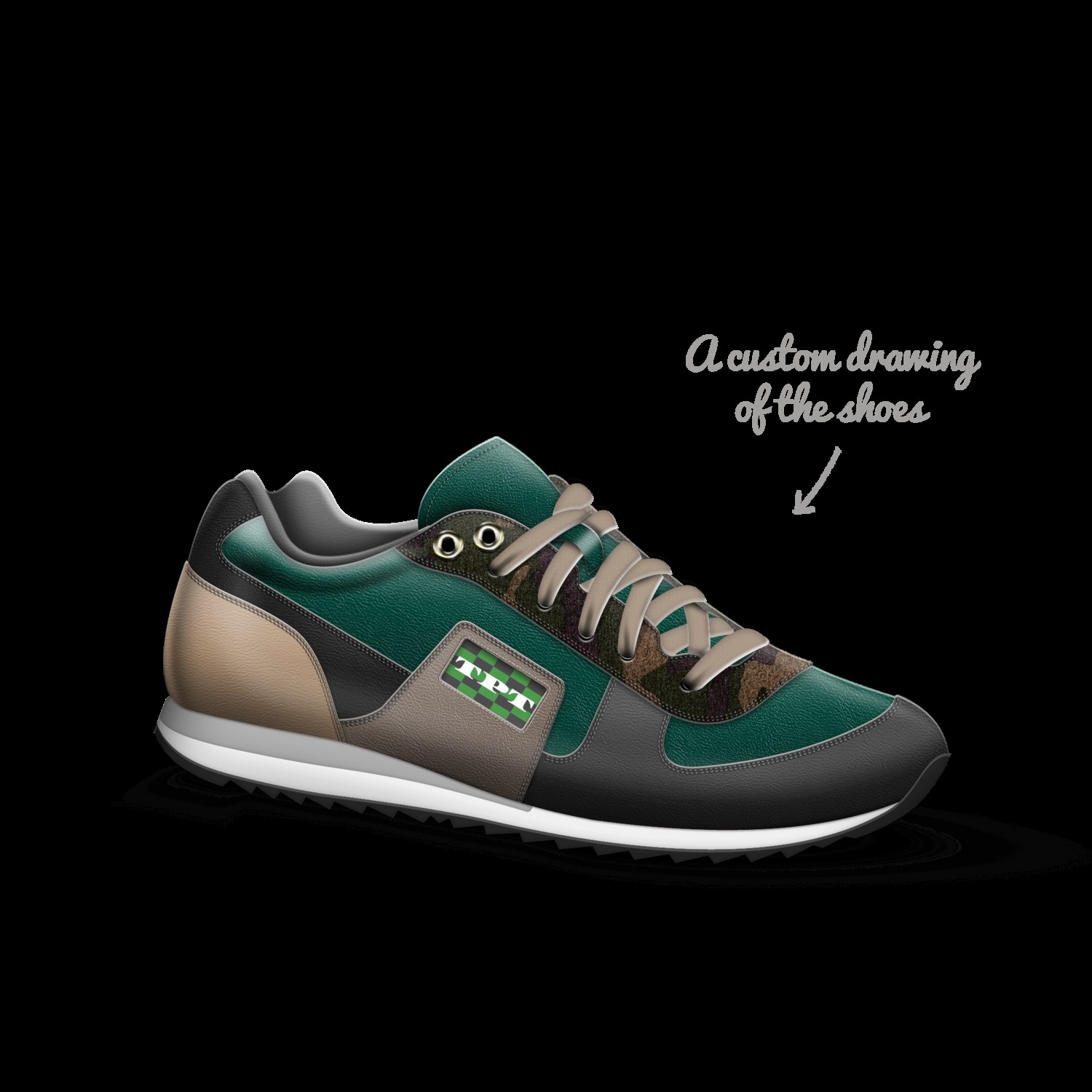 TPT NET PROFIT A Custom Shoe concept by Jay Profit